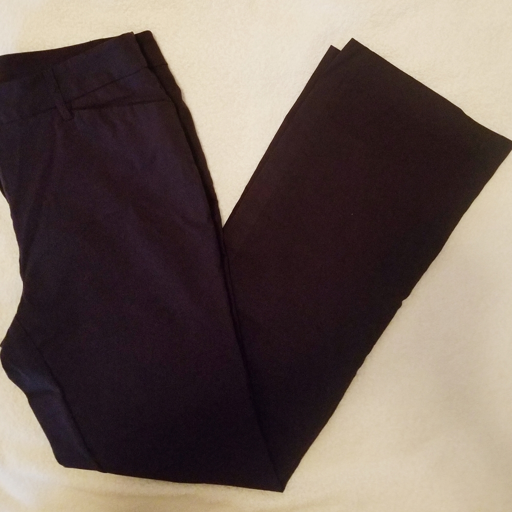 RAFAELLA Womens Modern Fit Navy Pants Size 8